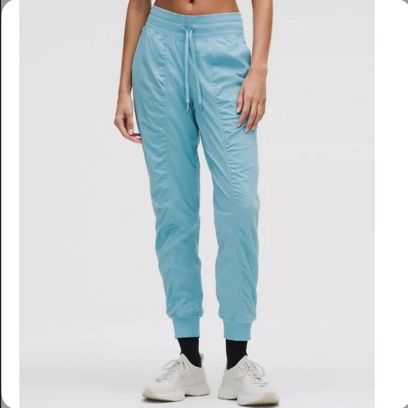 NWT Lululemon Dance Studio Mid-Rise Jogger Full Length Washed Blue - Picture 1 of 6